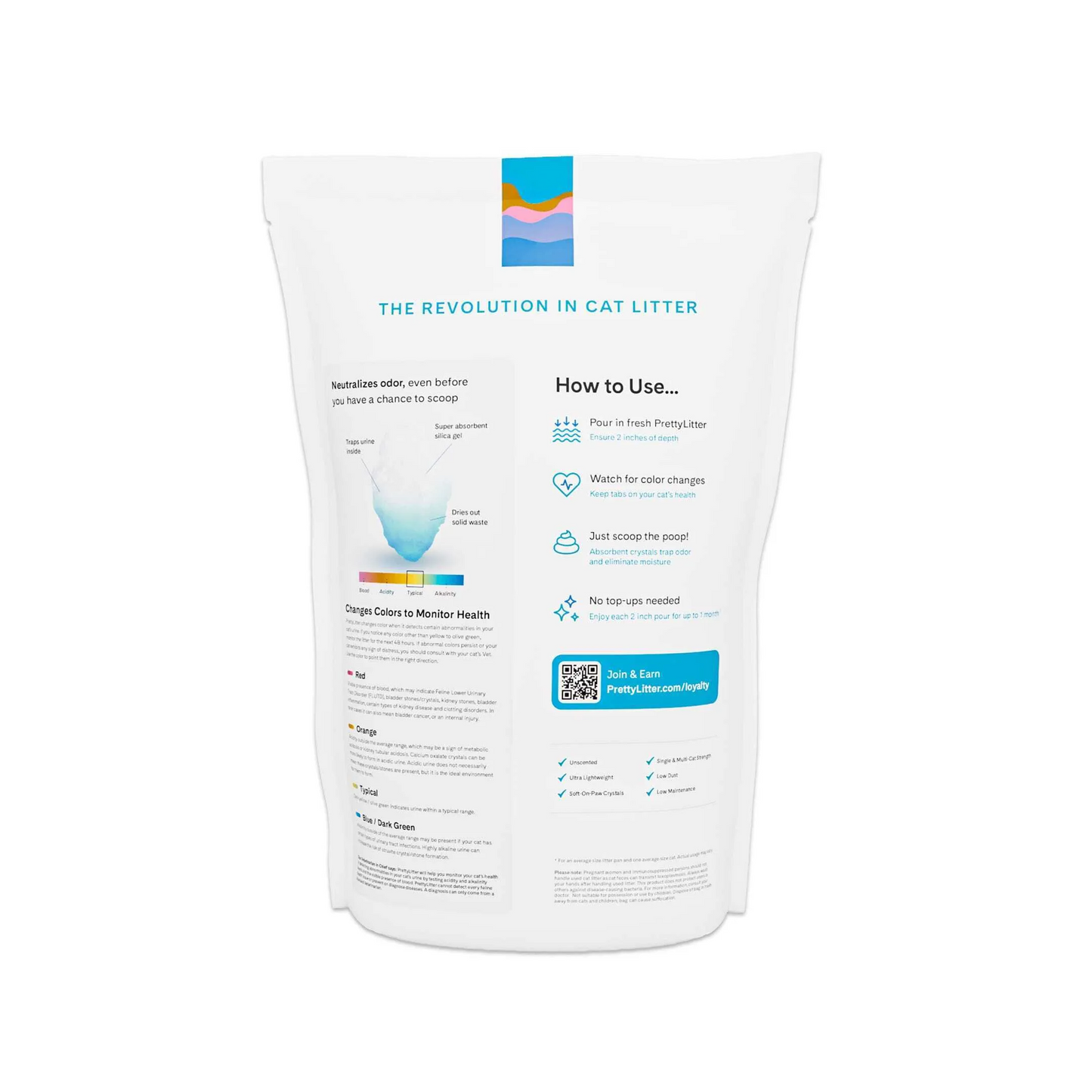 PrettyLitter Health Monitoring Cat Litter That Changes Color