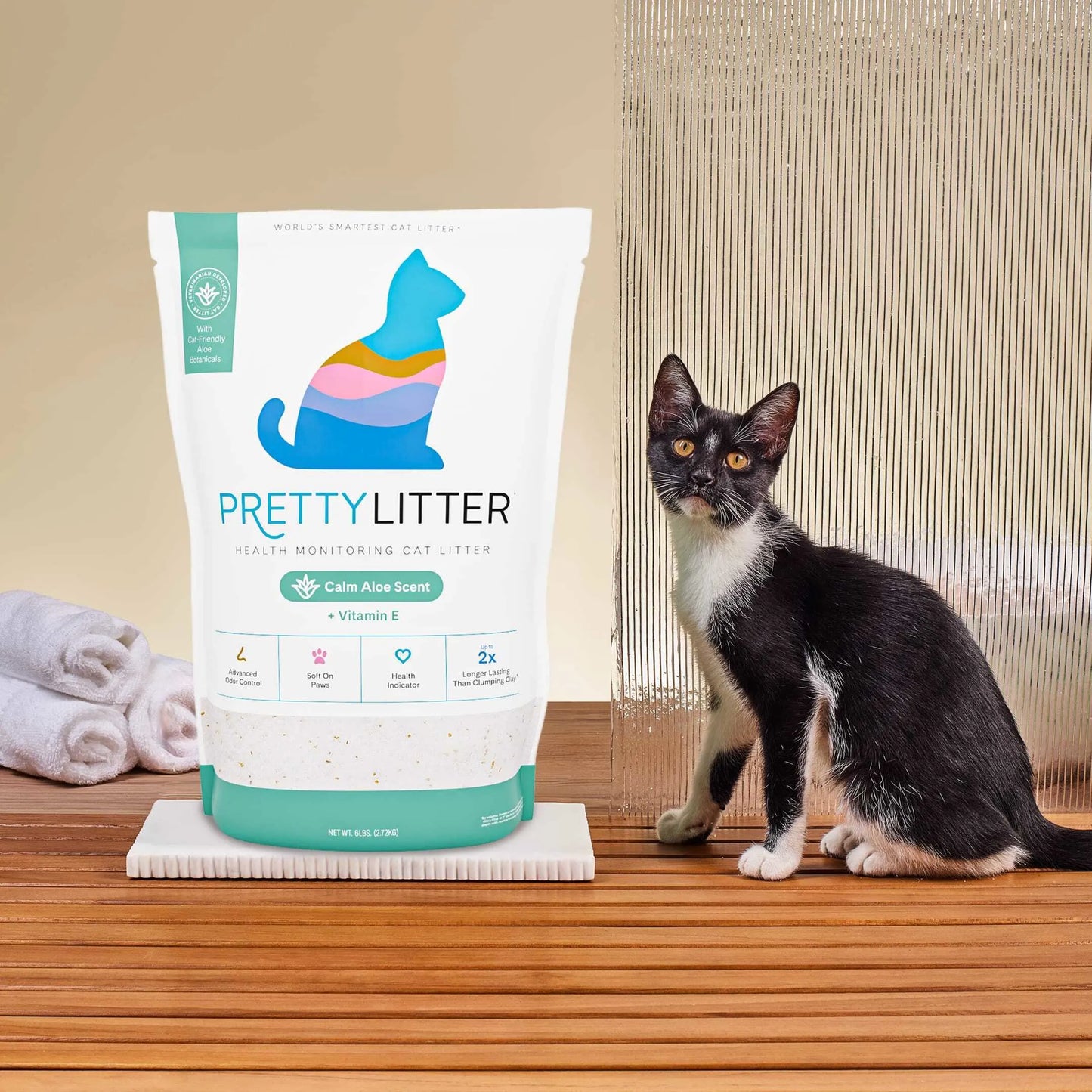 PrettyLitter Health Monitoring Cat Litter That Changes Color